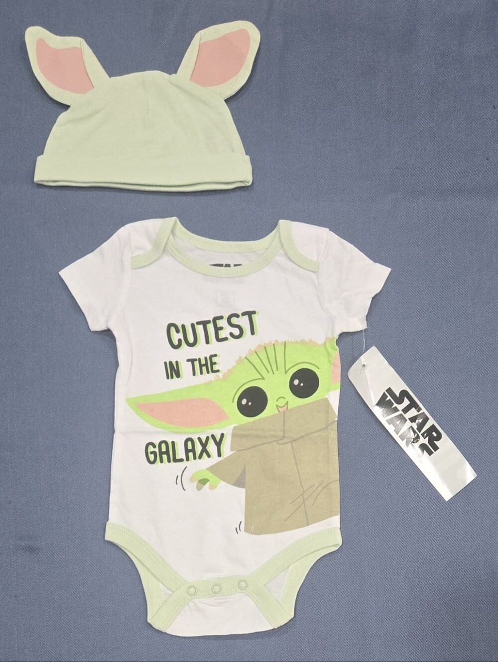 NWT Star Wars Grogu 2PC Set - 6M